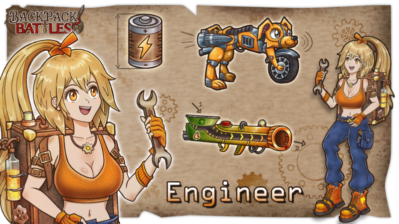 Backpack Battles Introduces Engineer Class with Free Update