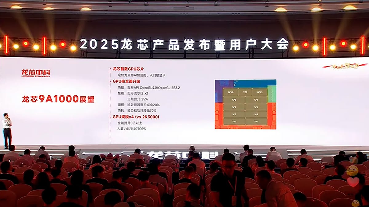 Loongson 9A1000 GPU: China's Entry-Level Graphics Card Matches AMD RX 550 Performance