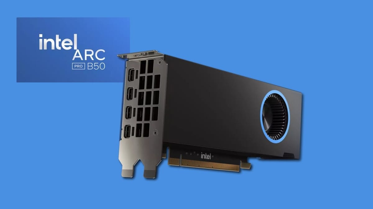 Intel Arc Pro B50 Dominates Sales as Top Workstation GPU on Newegg