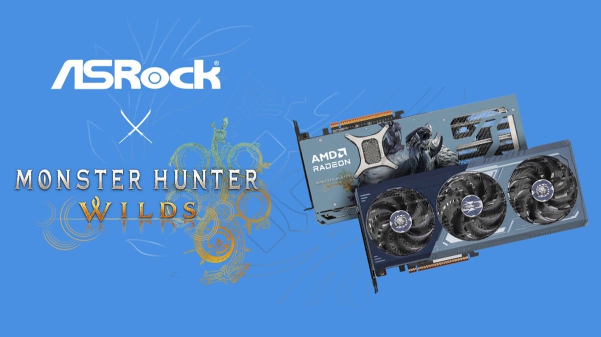 ASRock and Capcom Release Custom Radeon RX 9070 XT Monster Hunter Wilds Edition GPU