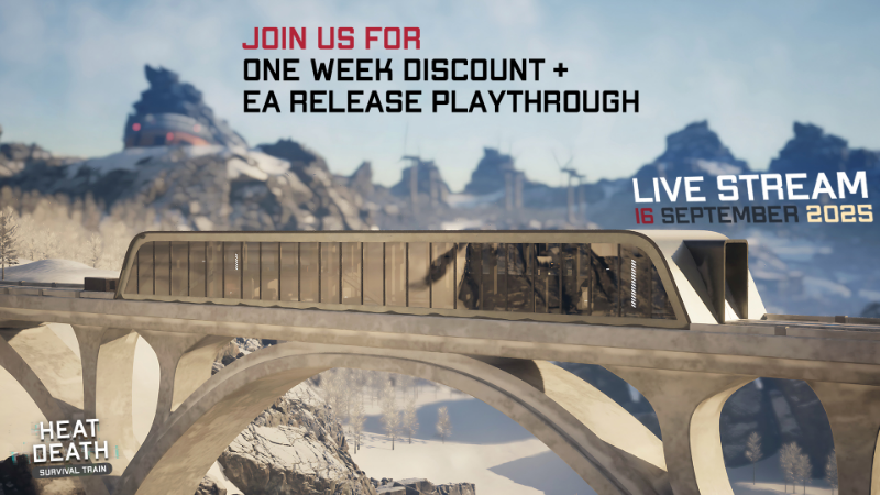 Heat Death: Survival Train New Release Announced with Week-long Discount