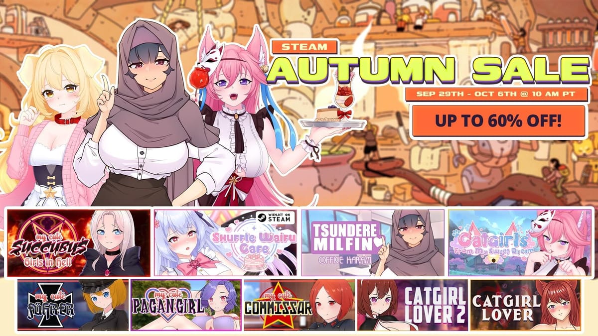 Catgirls From My Sweet Dream: New Release and Steam Autumn Sale Discounts Announced